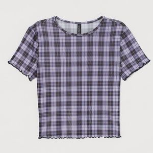 Purple mesh shirt H&M
